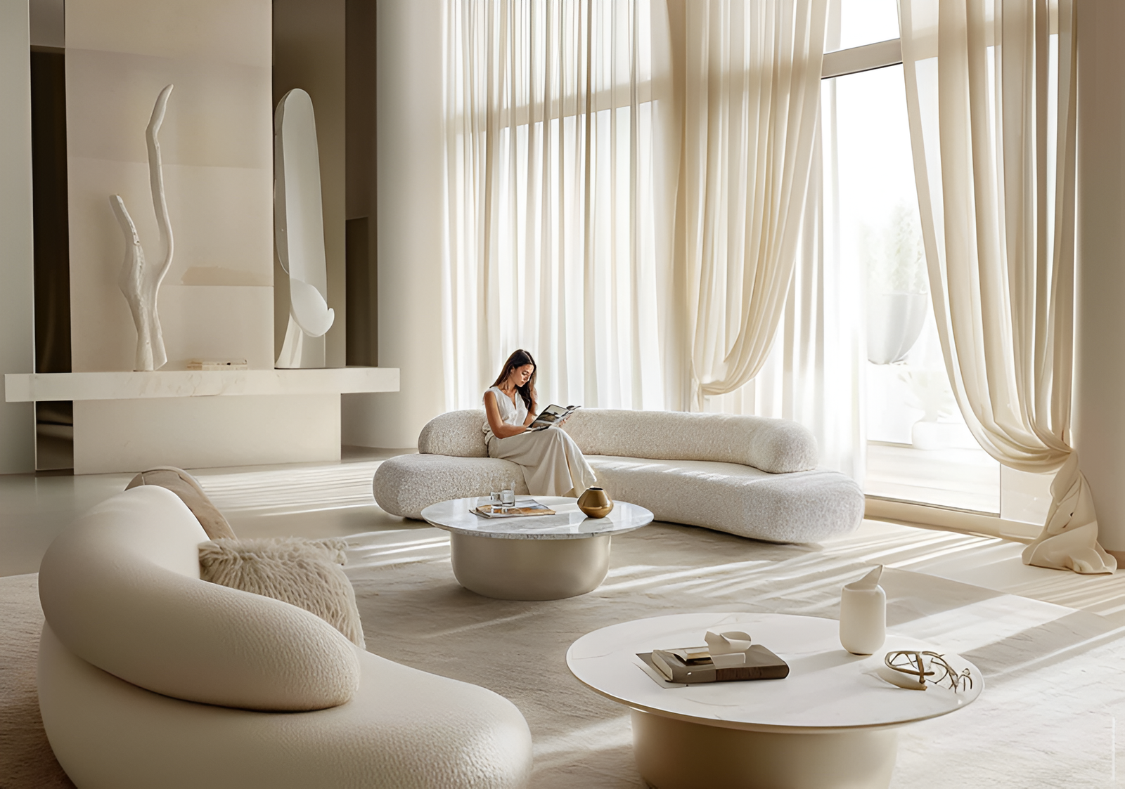 Kumar Vibe Mangrove Bangur Nagar Goregaon West modern interior living space with soft natural light and elegant décor